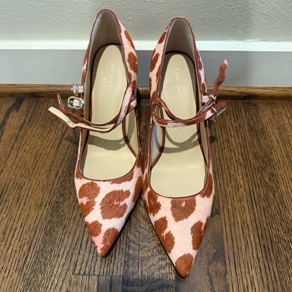 NEW Kate Spade Victorina Pump Light Pink Leopard 10 - Picture 2 of 6